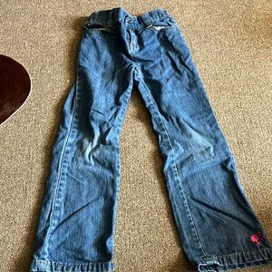 Size 6 girls Barbie blue jeans